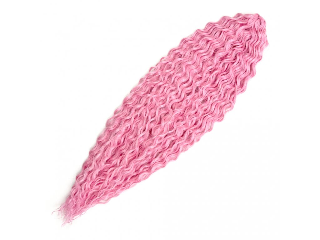 Wavy Kanekalon Ariel 75cm 100gr Pink14