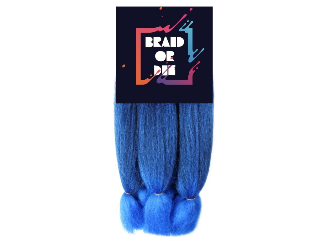 100% Jumbo Braid 6-in-1 Kanekalon T/Blue