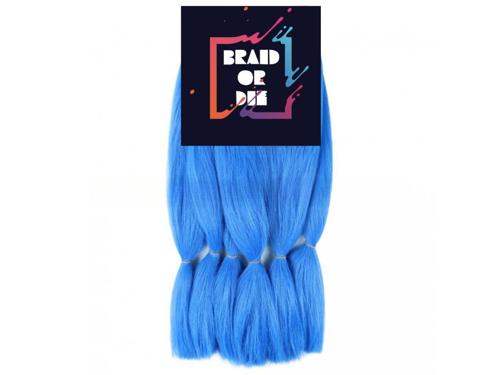 100% Jumbo Braid 6-in-1 Kanekalon Blue