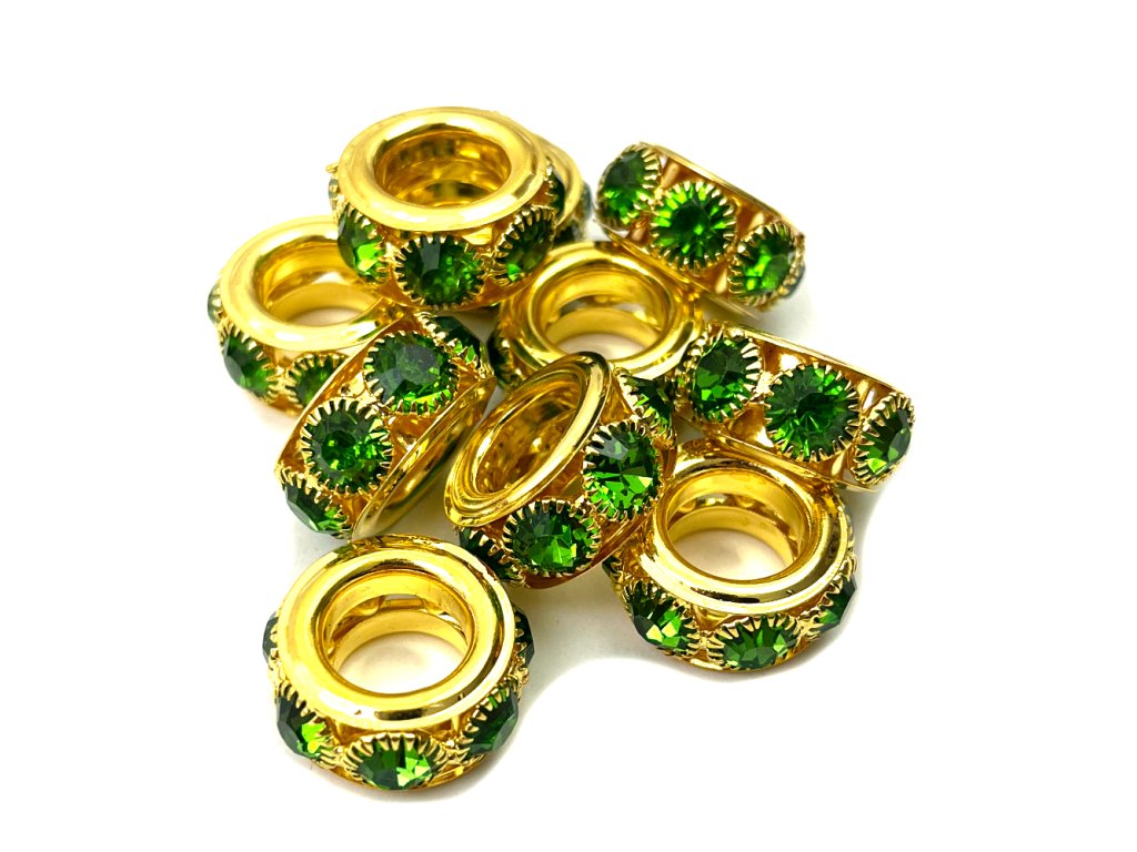 34757 zlate koralky na dready cc1 1ks