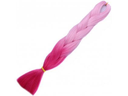 12685 ombre jumbo braid kanekalon h2 37 svetle ruzova ruzova