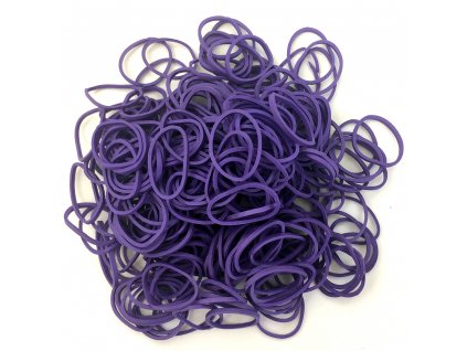 12971 gumicky do ucesu fialove 250ks