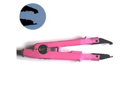 13025 melting pliers for keratin method type a curved pink 100 210