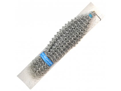 13799 curly kanekalon spring silver
