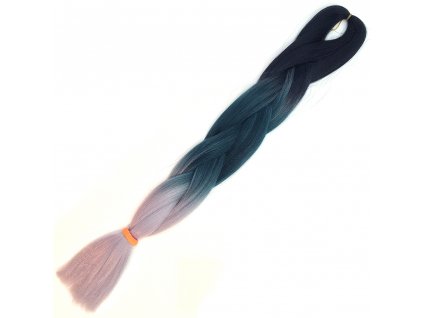13895 ombre jumbo braid kanekalon l3 2 cerna modroseda seda