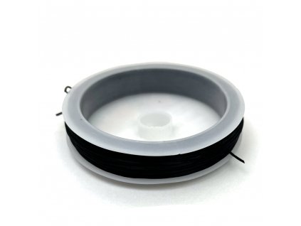 20314 2 elastic thread for attaching hair strands black 23m