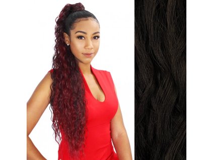 Wavy ponytail with a velcro - 60cm, WRMA, 2