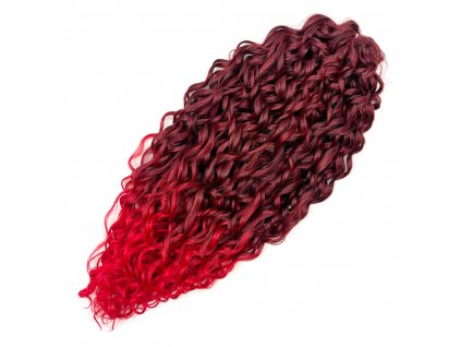 Wavy Kanekalon Jessica 60cm 300gr T1B/Red