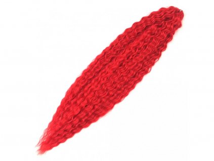Wavy Kanekalon Ariel 55cm 100gr Red