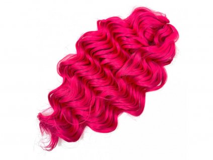 Wavy Kanekalon Manasi 50cm 100gr Pink1
