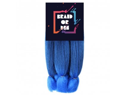 100% Jumbo Braid 6-in-1 Kanekalon T/Blue