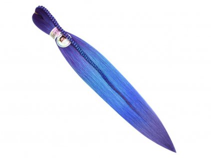 100% EZ Kanekalon 4-17 Hot plum/D-mint/Blue/L-Purple