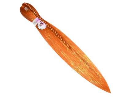 100% EZ Kanekalon Glitter Orange-S