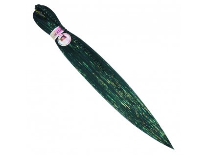 100% EZ Kanekalon Glitter Emerald