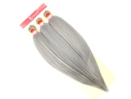 26509 26509 100 ez 3v1 kanekalon silver gray braidordie