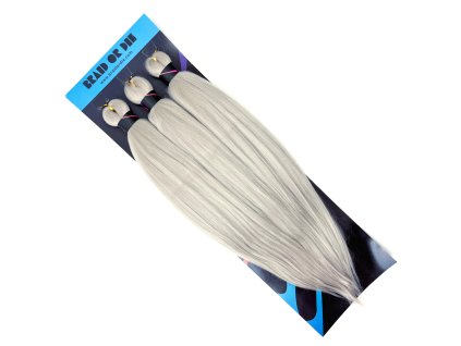 27022 27022 100 ez 3v1 kanekalon silver braidordie