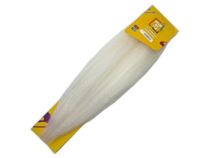 100% Jumbo Braid Pre-Stretched Pear White