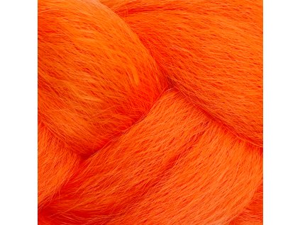 100% Jumbo Braid Kanekalon Neon Orange BraidOrDie