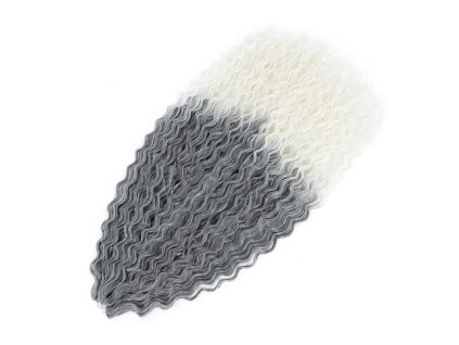 Wavy Kanekalon Ursula 55cm 100gr T1B/White