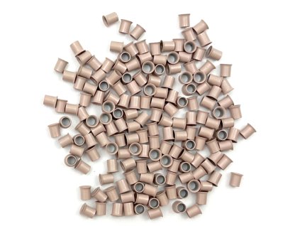 29096 4 0mm cylindr kratke medene bez protiskluzu platinove 100ks