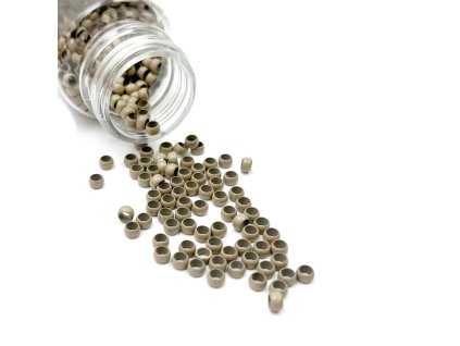 32763 4 0mm nano mini medene bez protiskluzu platinove 100ks