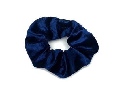 32829 1 scrunchie gumicka do vlasu navyblue