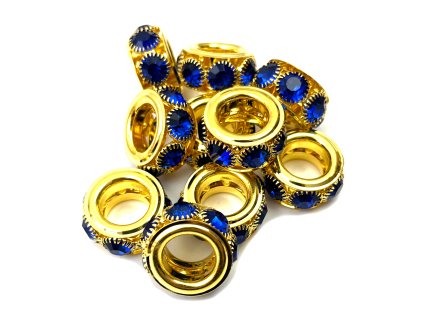 34766 zlate koralky na dready cc4 1ks