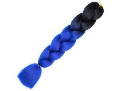 6088 1 ombre jumbo braid kanekalon b21 cerna modra