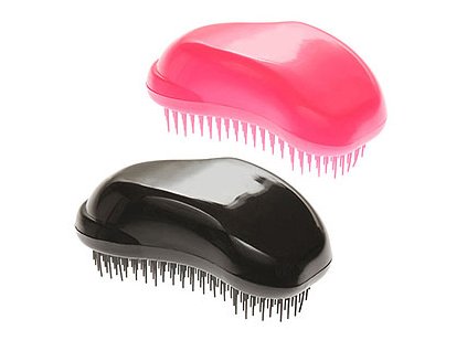 8071 detangling brush for hair extensions pink