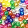 19374 decorative beads transparent pearl mix 55pcs