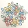 20380 decorative beads transparent mix 55pcs