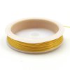 22237 2 elastic thread for attaching hair strands yellow 23m