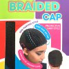 7333 1 cap with pre made braids for the crochet method