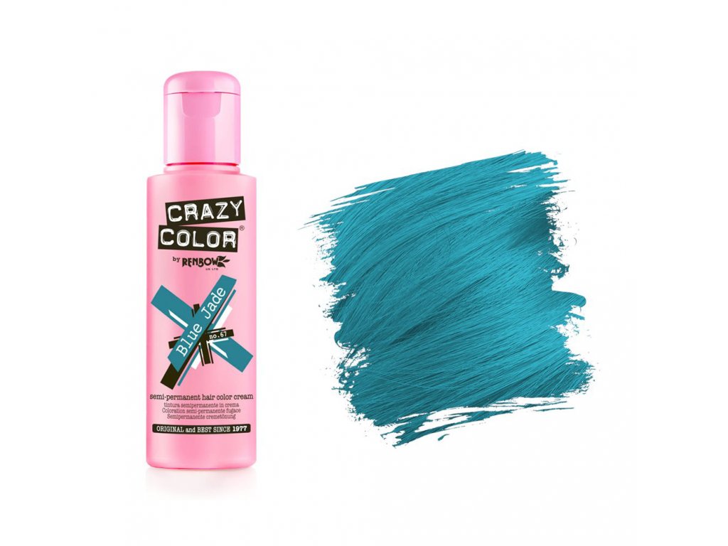 10. Crazy Color Semi-Permanent Hair Dye - Blue Jade - wide 8