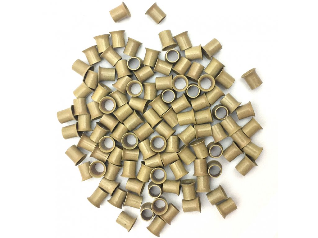 4.0mm cylindr krátké měděné bez protiskluzu st.blond 100ks