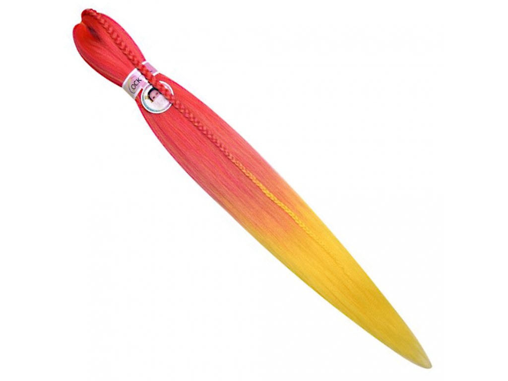 100% EZ Kanekalon 3-011 Red/HotPlum/Yellow