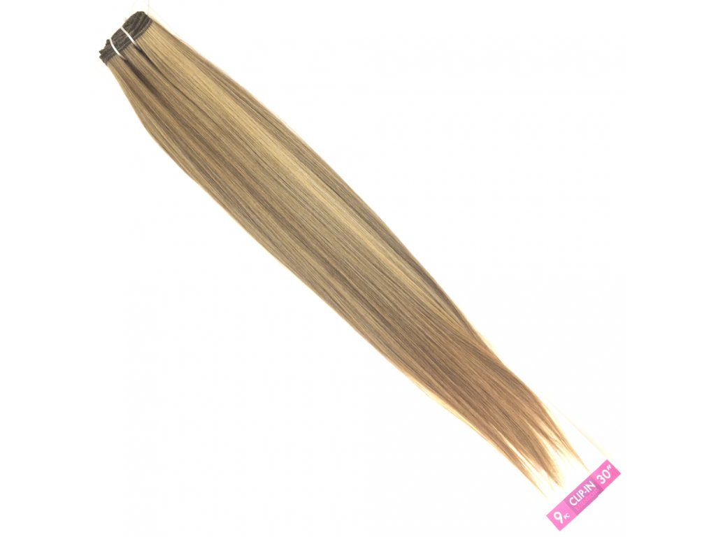 Clip-in hair extensions set of 9pcs - 27/SB Clip-in hair extensions set of 9pcs - 27/SB