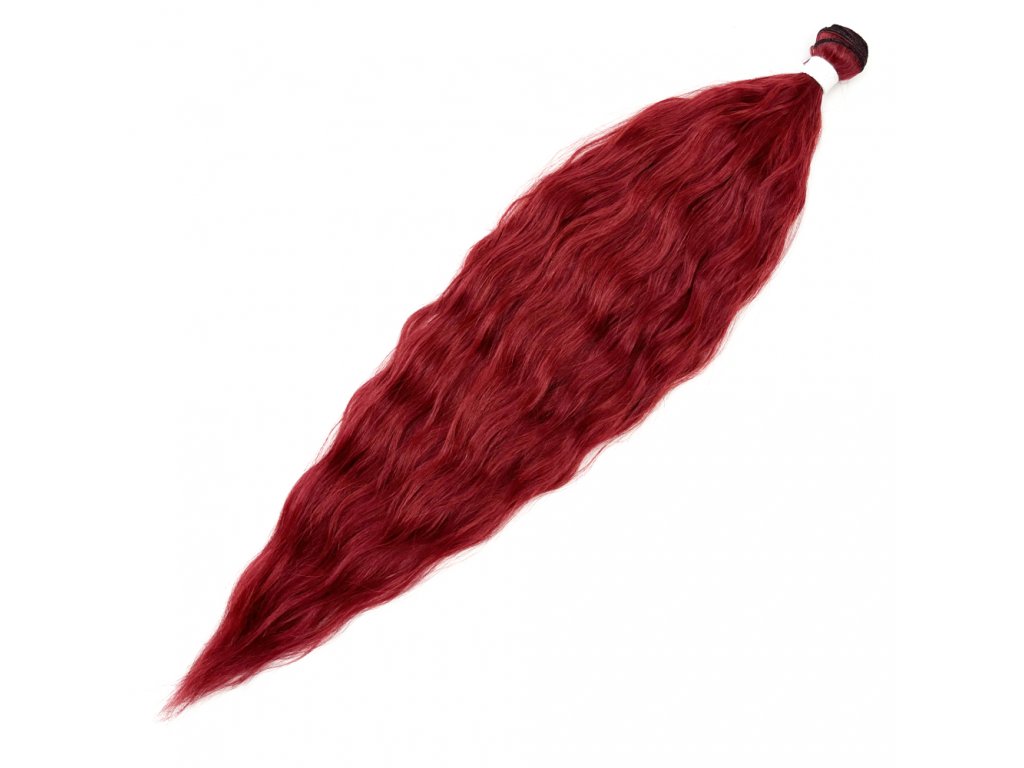 Wavy Synthetic Hair Bundle 60cm PMW-AuburnRed