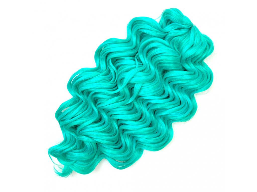 Vlnitý Kanekalon Manasi 50cm 100gr GGreen12