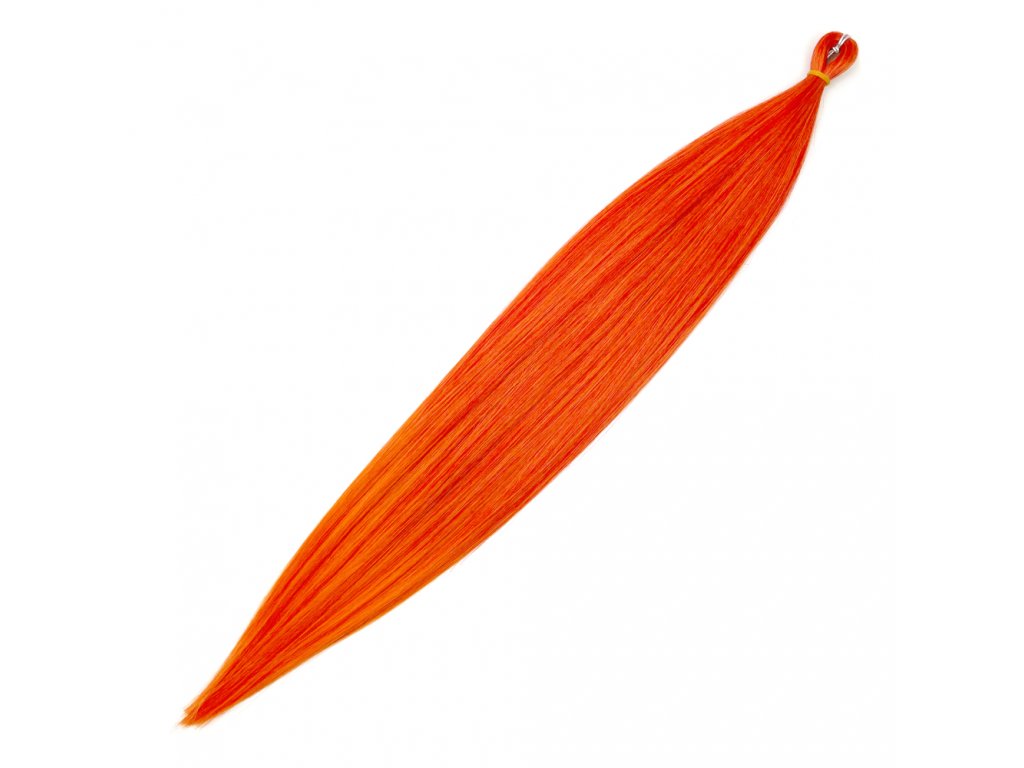 Rovný Pony Kanekalon T-Red/Orange