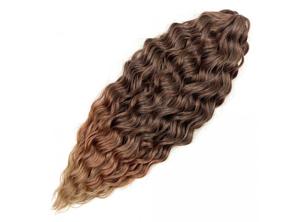 Vlnitý Kanekalon Kate 60cm 100gr T-Brown96