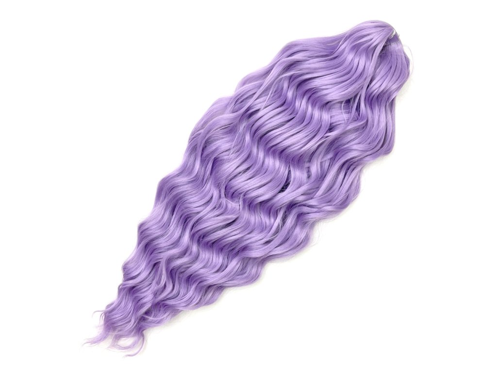 Vlnitý Kanekalon Anna 60cm 100gr CPurple6