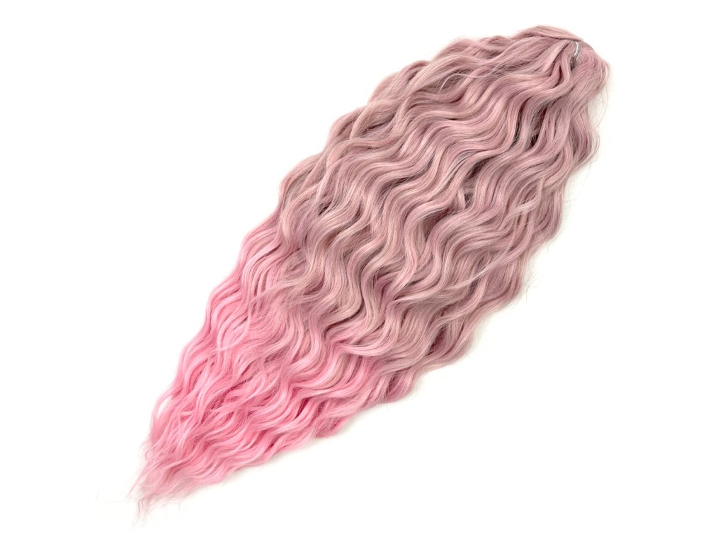 Vlnitý Kanekalon Kate 60cm 100gr TGPink12