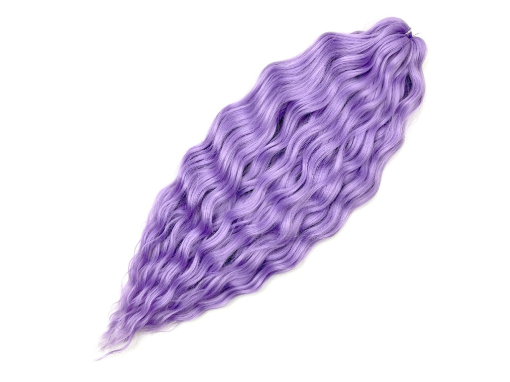 Vlnitý Kanekalon Kate 60cm 100gr CPurple6