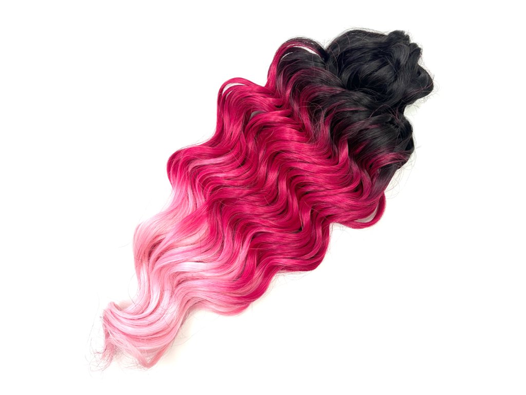 Vlnitý Kanekalon Manasi 50cm 300gr 3T-RRed8