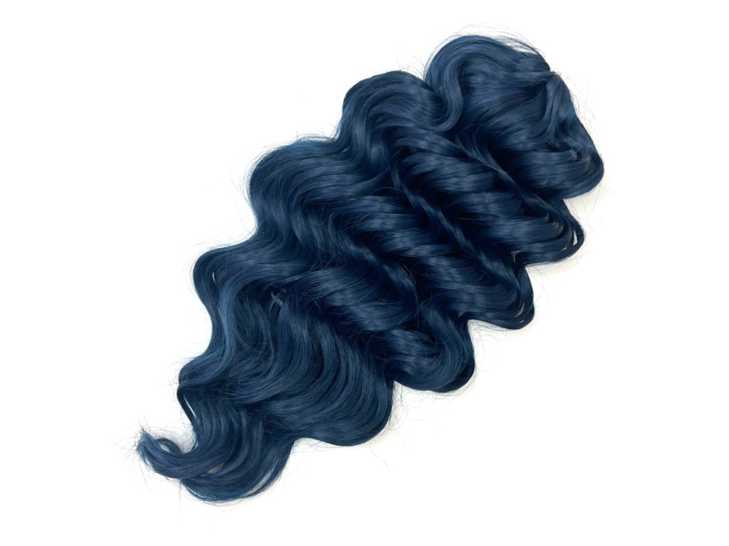 Vlnitý Kanekalon Manasi 50cm 100gr Blueberry