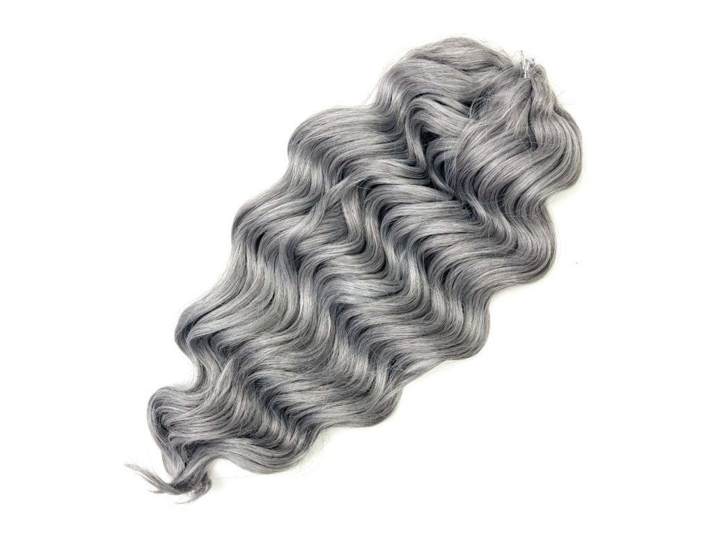 Vlnitý Kanekalon Manasi 50cm 100gr Grey27