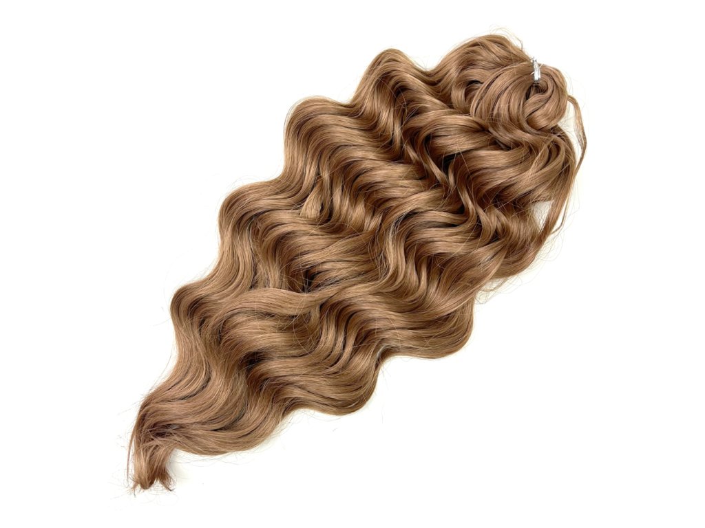 Vlnitý Kanekalon Manasi 50cm 100gr LBrown14