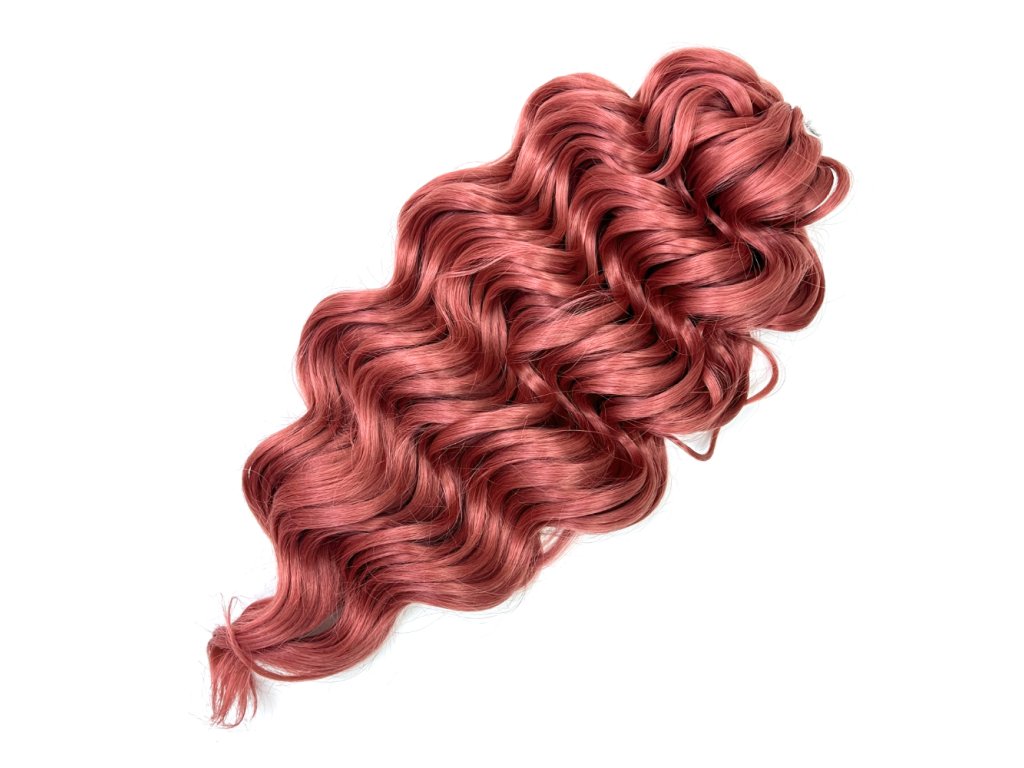 Vlnitý Kanekalon Manasi 50cm 300gr Pink5
