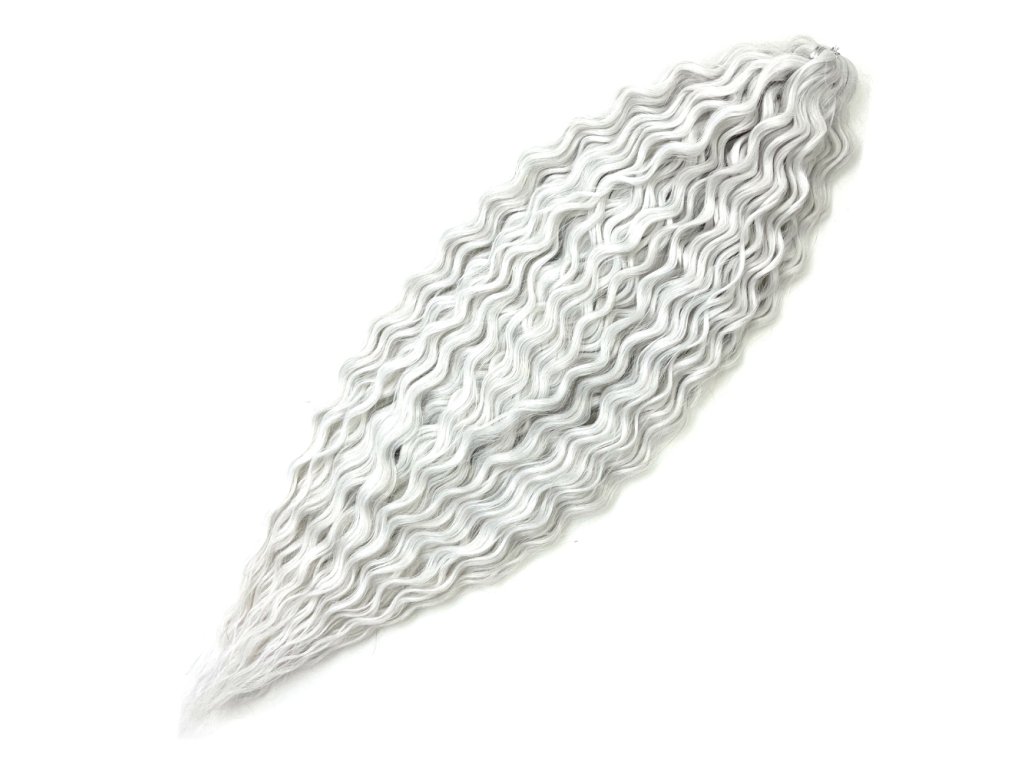 Vlnitý Kanekalon Ariel 55cm 300gr RWhite5